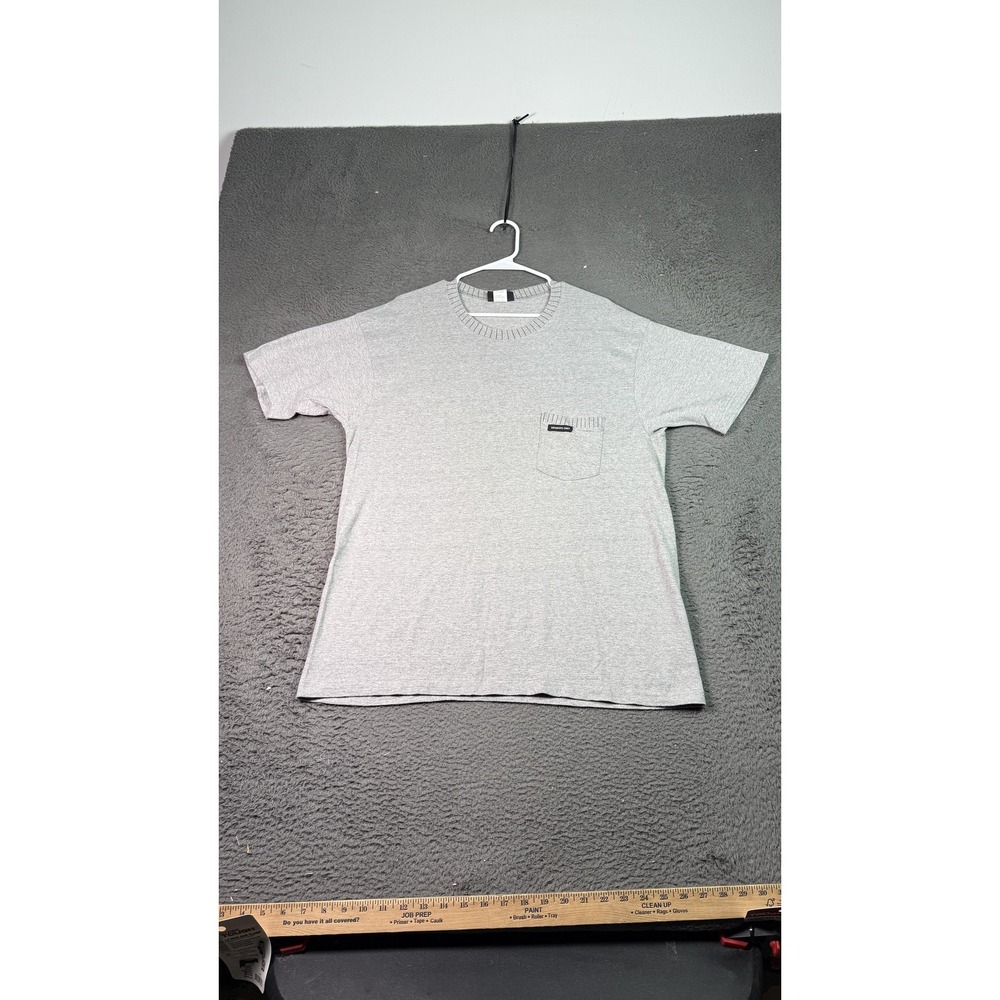 Members Only Shirt Mens XL Gray Pocket‎ Tee Made in USA Classic T-Shirt Cotton